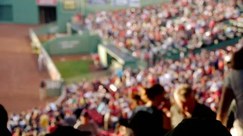 Sporting Event Crowd Soft Focus Stock-Footage 40012438