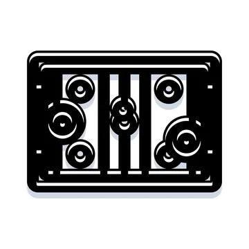 Sporting event top view playing arena layout Stock Illustration