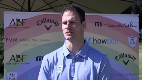 Sporting legends play in Asmir Begovics third golf fundraiser Stock Footage 148602180