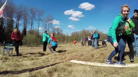 Sports amateur competitions Stock Footage