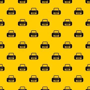 Sports bag pattern vector 库存插图