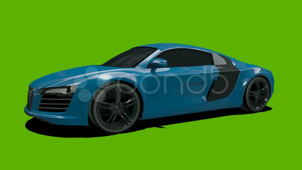 Sports car 3d animation | Stock Video | Pond5