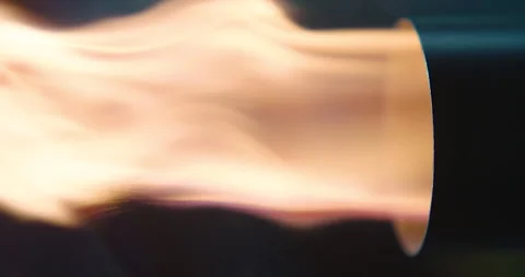 Sports car. Engine starting. Fire from the chimney. Stock Footage 145451432