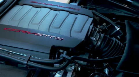 Sports Car Engine1 Stock-Footage 52250067