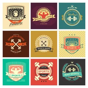 Sports logo Stock Illustration