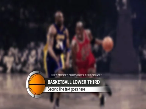 Sports lower third package Modèle After Effects