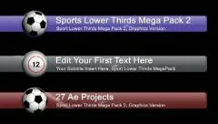 Sports Lower Thirds Mega Pack 2 Stock After Effects