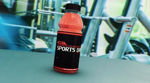 Sports nutrition Stock Footage