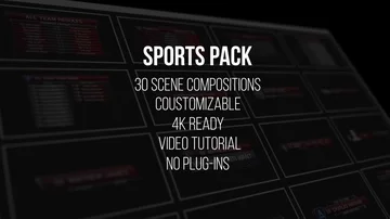 Sports Pack 库存 After Effects