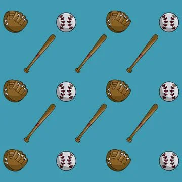 Sports pattern background Stock Illustration