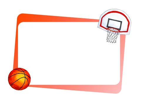 Sports rectangular frame Illustrazione stock