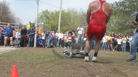 Sports weight Stock Footage 5332972