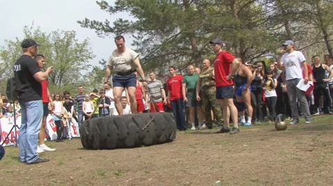 Sports weight Stock Footage 5338207