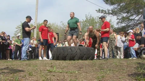 Sports weight Stock Footage 5339253