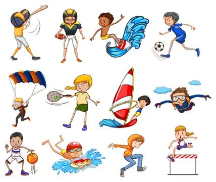 SportSet Stock Illustration