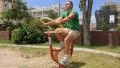 Sportsman on a sports complex HD Footage