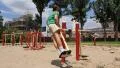 Sportsman on a sports complex HD Footage