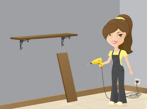 Spot of diy Stock Illustration