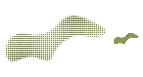 Spot Halftone Dot Icon Illustrazione stock