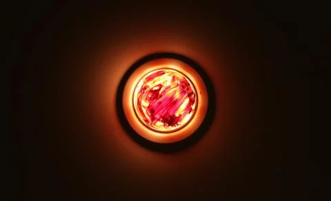 Spot light on the ceiling. Stock Photos