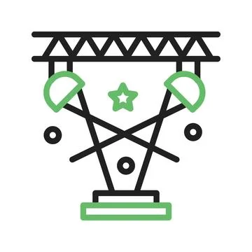 Spot Light Icon Image. Stock Illustration