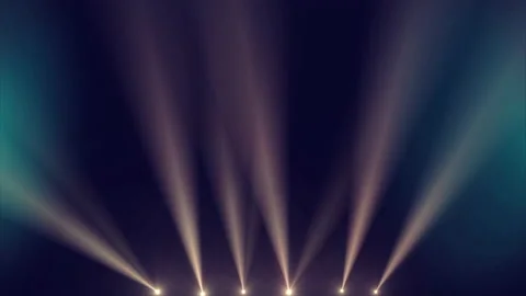 Spot light stage loop animation Stock Footage 182704313
