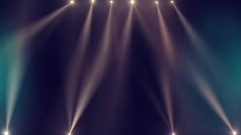 Spot light stage loop animation Stock Footage 182704646