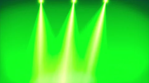 spot light stage loop animation green sc... | Stock Video | Pond5