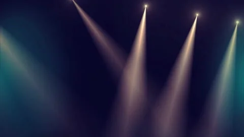 Spot light stage loop animation Stock Footage 182707935