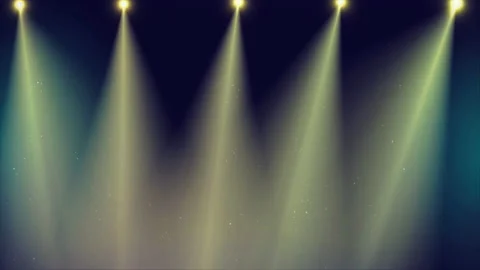 Spot light stage loop animation Stock Footage 182714126