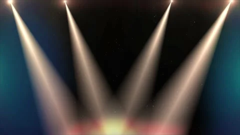 Spot light stage loop animation Stock Footage 185938237