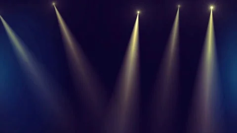 Spot light stage loop animation Stock Footage 185941208