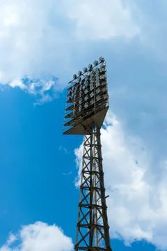 Spot-light tower Stock Photos