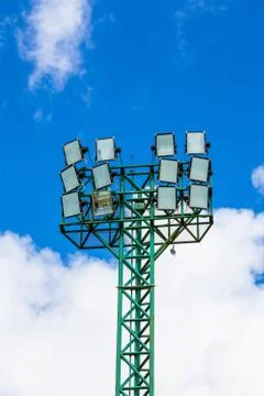 Spot-light tower Stock Photos
