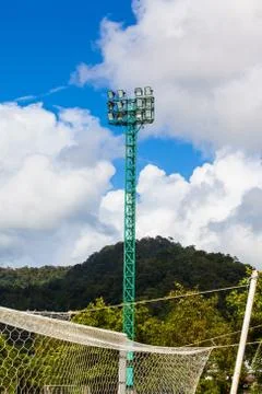 Spot-light tower Stock Photos