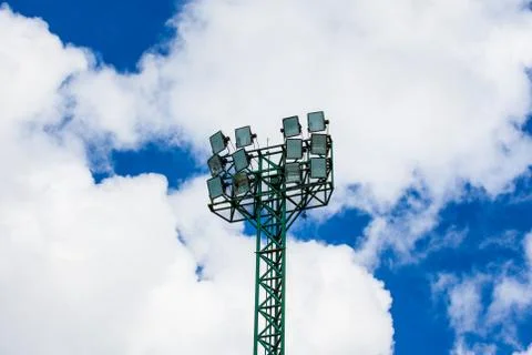Spot-light tower Stock Photos
