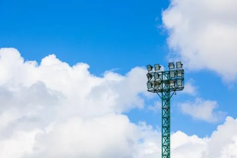 Spot-light tower Stock Photos
