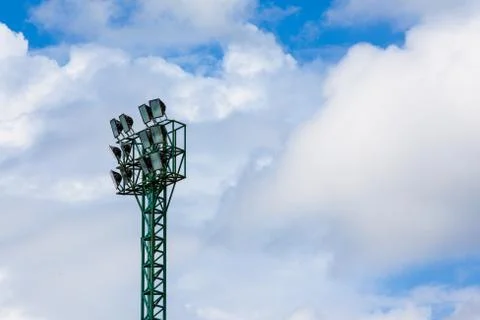 Spot-light tower Stock Photos