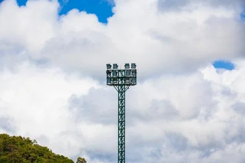 Spot-light tower Stock Photos