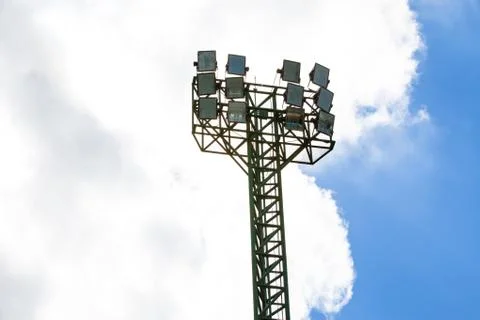 Spot-light tower Stock Photos