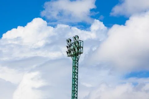 Spot-light tower Stock Photos