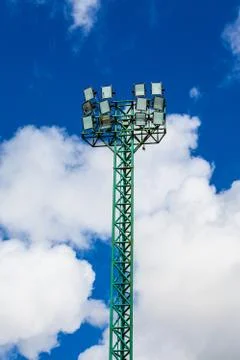 Spot-light tower Stock Photos
