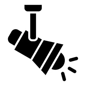 Spot Light Vector Icon Design Illustration 스톡 일러스트