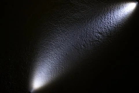 Spot light on wall abstract backdrop Stock Photos