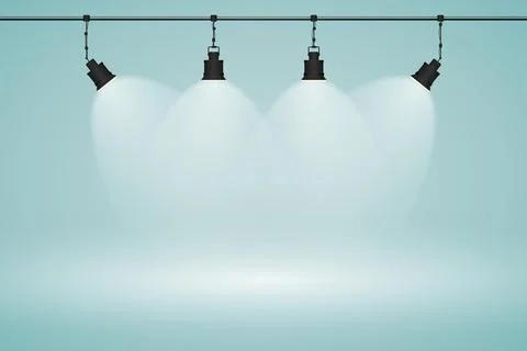 Spot lights background Stock Illustration