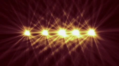 Spot Lights with Light Rays Stock Footage 49253321