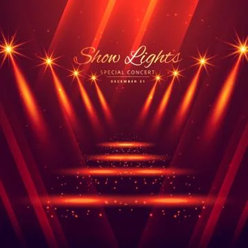 Spot lights stage enterance background 스톡 일러스트