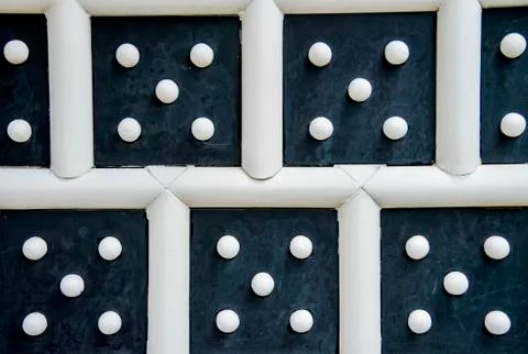 Spot pattern on the wall Foto stock