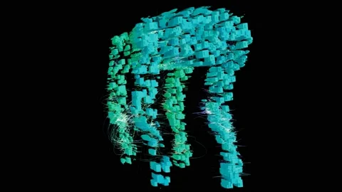Spot Robot BostonDynamics Particle Part03 4K Stock Footage 218304236