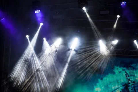 Spot Stage lights Stock Photos